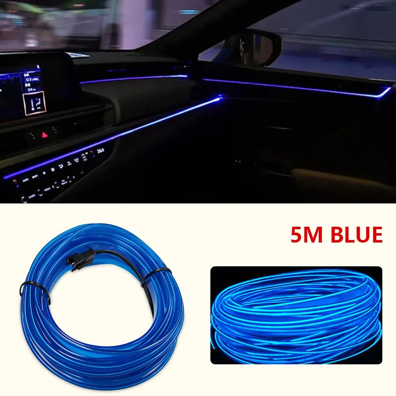 5M Car Interior Glow Strip